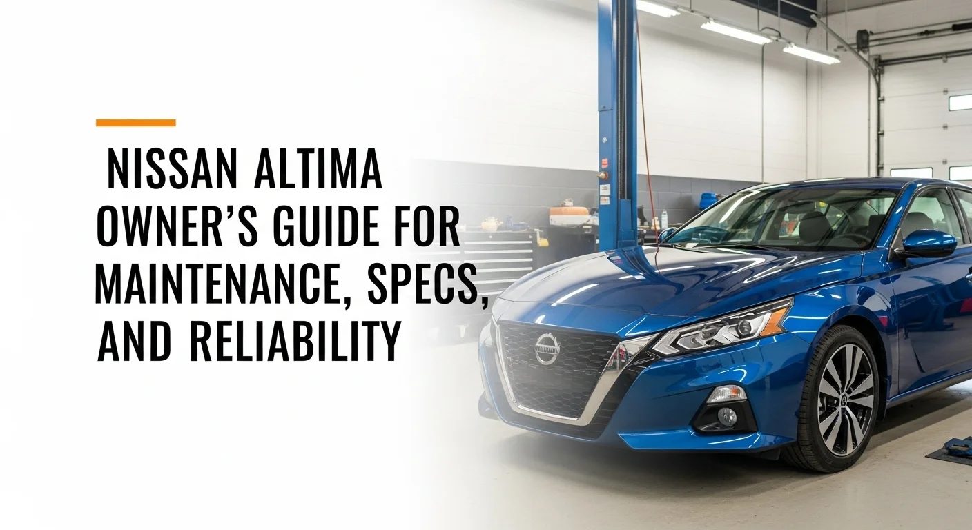 Nissan Altima Owner's Guide fotMaintenance, Specs, and Reliability