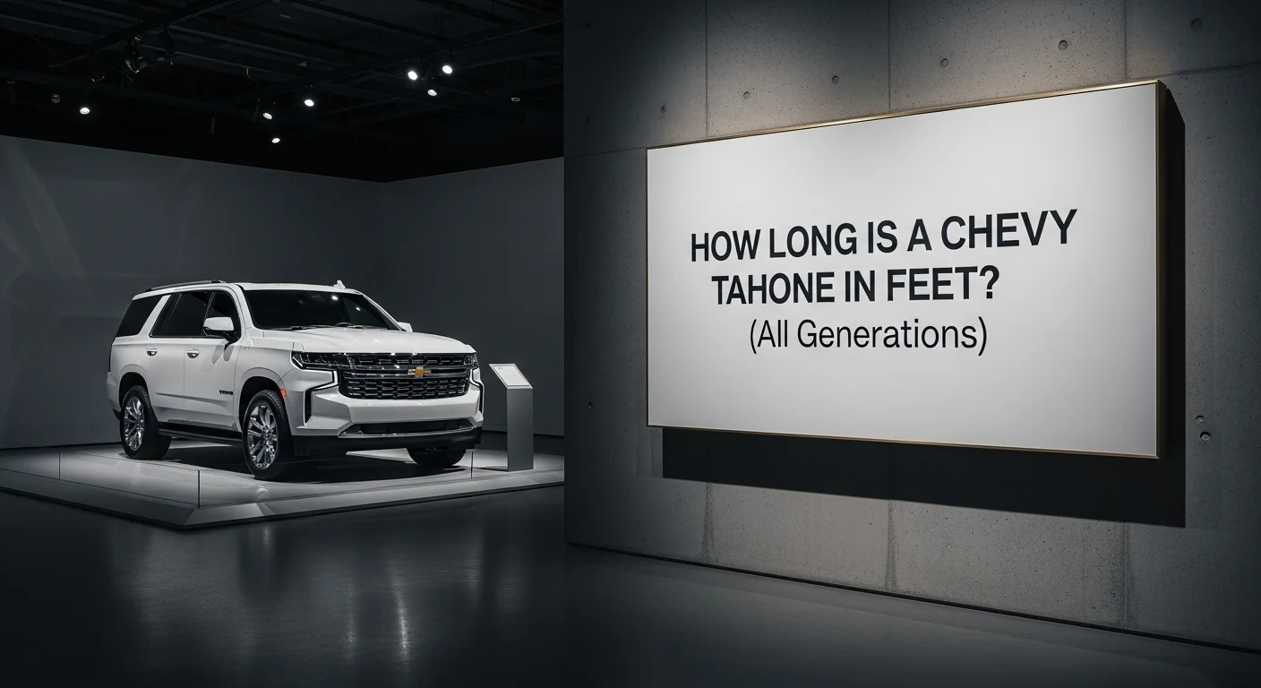 How Long is a Chevy Tahoe in Feet? (All Generations)