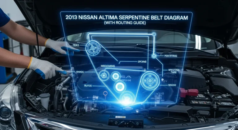 2013 Nissan Altima Serpentine Belt Diagram (with Routing Guide)