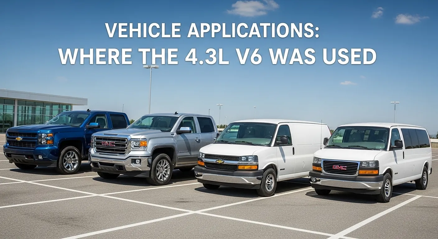 Vehicle Applications: Where the 4.3L V6 Was Used