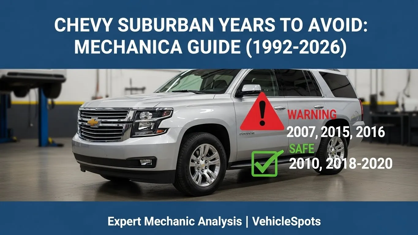 Chevy Suburban Buying Guide: Years to Avoid & Common Problems