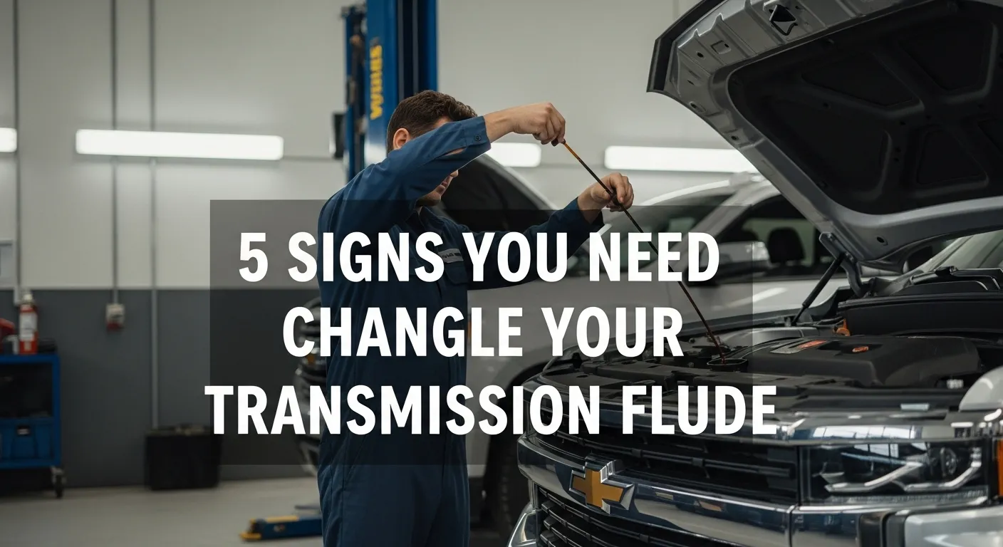 5 Signs You Need to Change Your Transmission Fluid Chevy Silverado