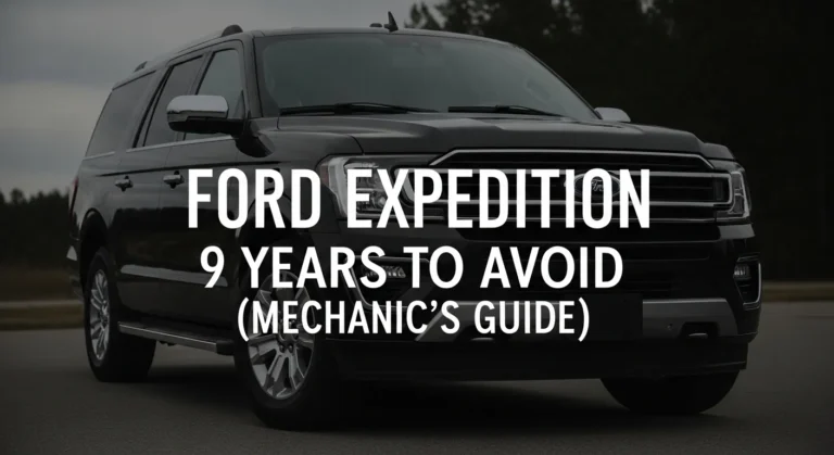 Ford Expedition Years to Avoid A Mechanic's Complete Guide (2026)