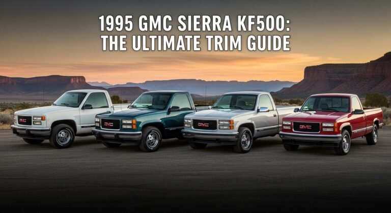 1995 GMC Sierra K1500 Trim Levels Explained