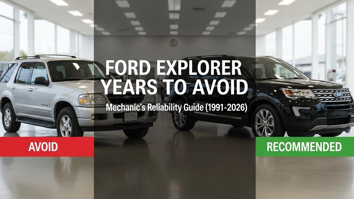 Ford Explorer Years to Avoid: Mechanic's Reliability Guide (1991-2026)
